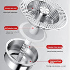 3 in 1 Kitchen Sink Drain Strainer, Universal Stainless Steel Kitchen Sink - Image 4