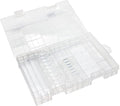 Fielect AAA/AA/C/D Battery Storage Case Holder Organizer Box Transparent by Fielect