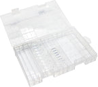 Fielect AAA/AA/C/D Battery Storage Case Holder Organizer Box Transparent by Fielect