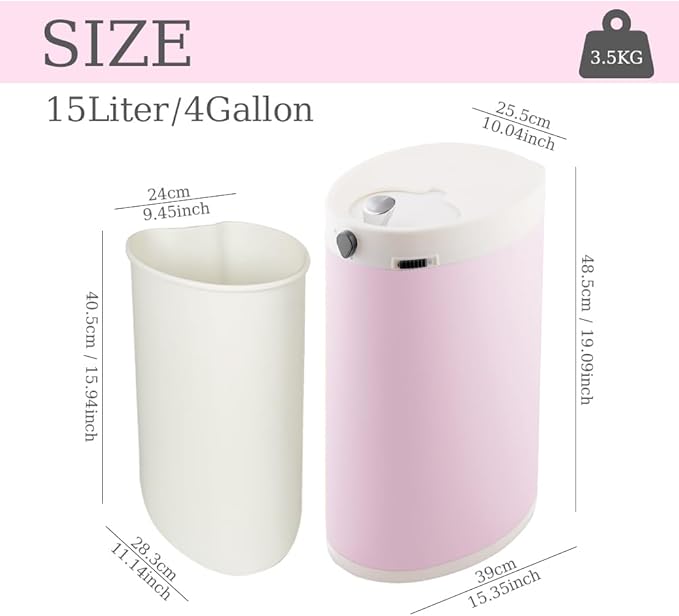 Diaper Pail, Baby Diaper Trash Can - Image 6