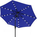 ABCCANOPY 10FT Durable Solar Led Patio Umbrellas with 32LED Lights (Blue) by ABCCANOPY
