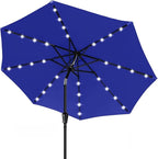 ABCCANOPY 10FT Durable Solar Led Patio Umbrellas with 32LED Lights (Blue) by ABCCANOPY