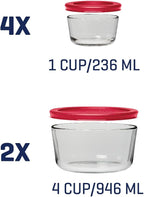Anchor Hocking 12 Piece Glass Storage Containers - Image 5