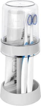 Covered Toothbrush Holder with Cup by DODAMOUR
