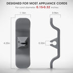 Aieve Cord Organizer for Kitchen Appliances, 12 Pack Cord Wrap Cord Holder Cord - Image 5