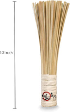 12-Inch Bamboo Wok Brush, Flat Brush, Kitchen Cleaning Brushes - Image 3
