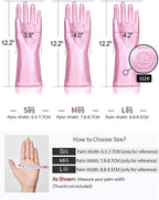 Alimat PluS 2 Pack Reusable Cleaning Gloves Latex Free, Dishwashing Gloves - Image 2