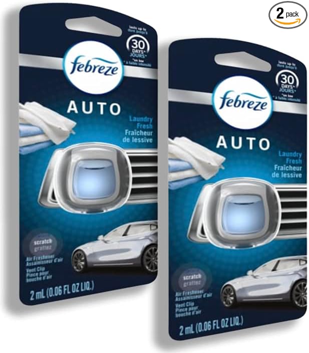 Febreze Car Vent Clip Air Freshener, Odor Eliminator by Febreze