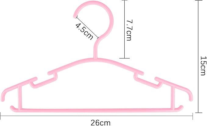 GoodtoU Baby Hangers Pink Kids Hanger Clothing Baby Hangers - Image 3