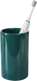 Green Ceramic Toothbrush Holders, Electric Toothbrush Holder by AHUDKKY
