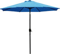 Sunnyglade 9' Patio Umbrella Outdoor Table Umbrella with 8 Sturdy Ribs (Blue) by Sunnyglade