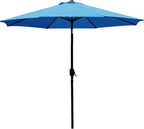 Sunnyglade 9' Patio Umbrella Outdoor Table Umbrella with 8 Sturdy Ribs (Blue) by Sunnyglade