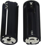 Battery Holder 2PCS Black Cylindrical 3x1.5V Battery Storage Adapter - Image 6