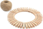 COOLAKE Wooden Clothes Pins 1.38 Inch 100 Pack Mini Photo Paper Peg Clips - Image 3
