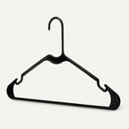 Amazon Basics Space Saving Plastic Clothes Hangers, Sturdy Closet Organizer - Image 3