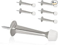 6 Pack Solid Rigid Door Stops by KOVOSCH
