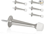 6 Pack Solid Rigid Door Stops by KOVOSCH