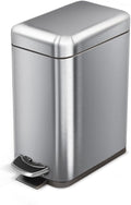 Home Zone Living 1.3 Gallon Small Bathroom Trash Can by HomeZoneLiving