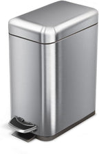 Home Zone Living 1.3 Gallon Small Bathroom Trash Can by HomeZoneLiving