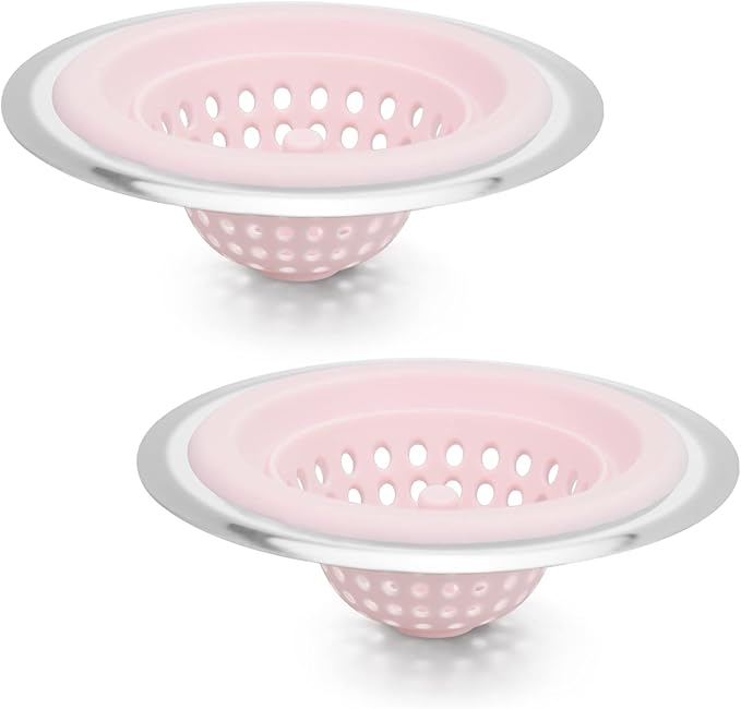 2 PCS Kitchen Stainless Silicone Sink Strainer, 4.5 inch Diameter… by Unknown