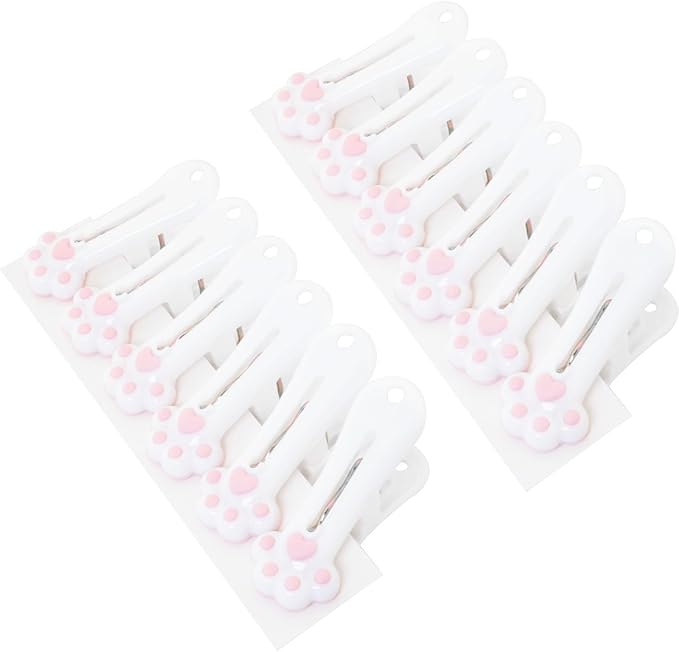 1 Set Pink Cat Paw Plastic Clothes Pegs 55x34mm Food Packaging/Towel Fixing - Image 4