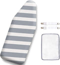SheeChung 12.5 x 32 Inch Small Ironing Board Cover and Pad, Cotton Cover & by SheeChung
