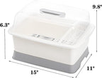 Lyellfe Plastic Dish Drying Rack, Bottle Dryer Holder - Image 2