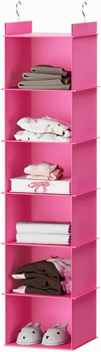 YOUDENOVA Hanging Closet Organizer, 6-Shelf Closet Hanging Shelves by YOUDENOVA