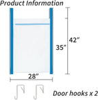 Over Door Large Mesh Laundry Hamper Bag, Washable Laundry Basket - Image 3