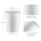 Monarch Abode Metal Bathroom Trash Can – Waste Basket - Image 2