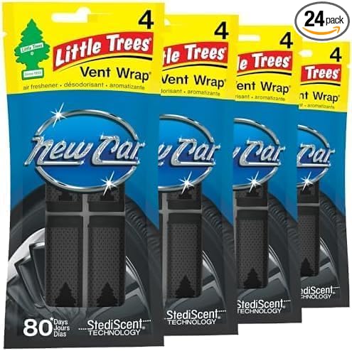 LITTLE TREES Car Air Freshener | Vent Wrap Provides Long Lasting Scent by LITTLETREES