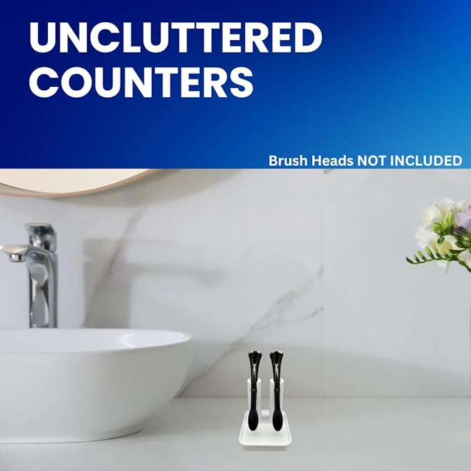 Countertop Electric Toothbrush Replacement Brush Head Holder – Compatible - Image 7