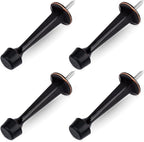 HOMOTEK 4 Pack Heavy Duty Solid Rigid Door Stop by HOMOTEK