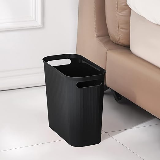 rejomiik Small Trash Can, 3.5 Gallon Garbage Can Slim Waste Basket Plastic - Image 5