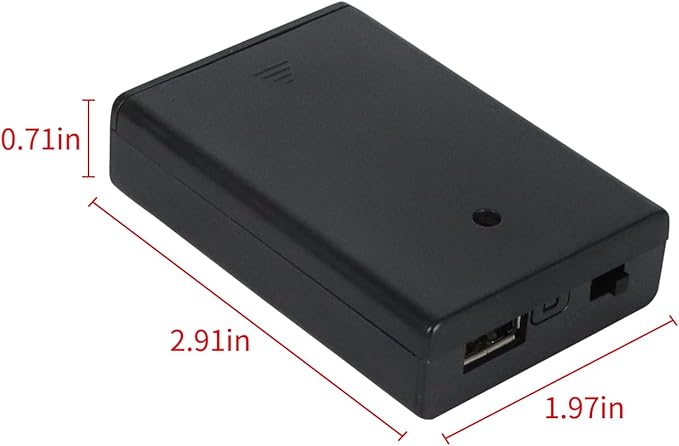 3 AA Battery Holder, 3 Pack Portable USB Battery Pack，4.5-5V USB Battery Pack - Image 2