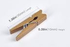 iKammo 50pcs Wooden Clothespins - Image 2