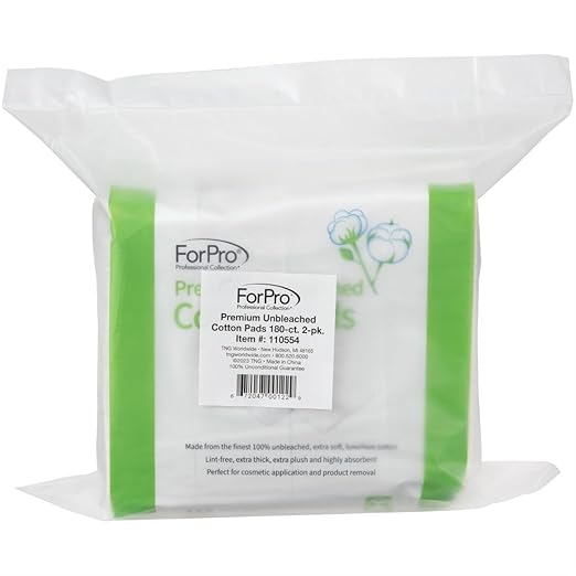 ForPro Professional Collection Premium Unbleached Cotton Pads, 100% Unbleached - Image 6