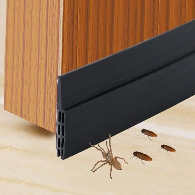 2PC Silicone Door Draft Stopper – 39 inches Door Seal Strip - Image 4