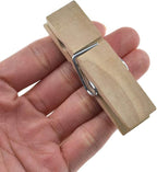 HAHIYO Wooden Clothes Pins Clothespins Extra Wide Do NOT Fall Apart 2.83 inches by HAHIYO