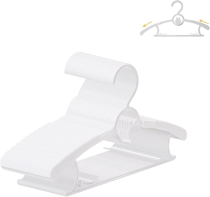 30 Pack Baby Hangers, Non-Slip Kids Hanger, Space Saving Plastic Hanger by YeJieYJ