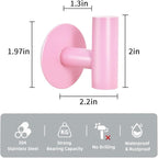 Vuzvuv Adhesive Hooks Pink SUS304 Stainless Steel - Image 2