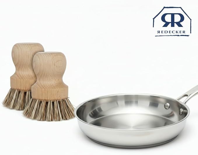 REDECKER Natural Fiber Bristle Pot Brush - Image 7