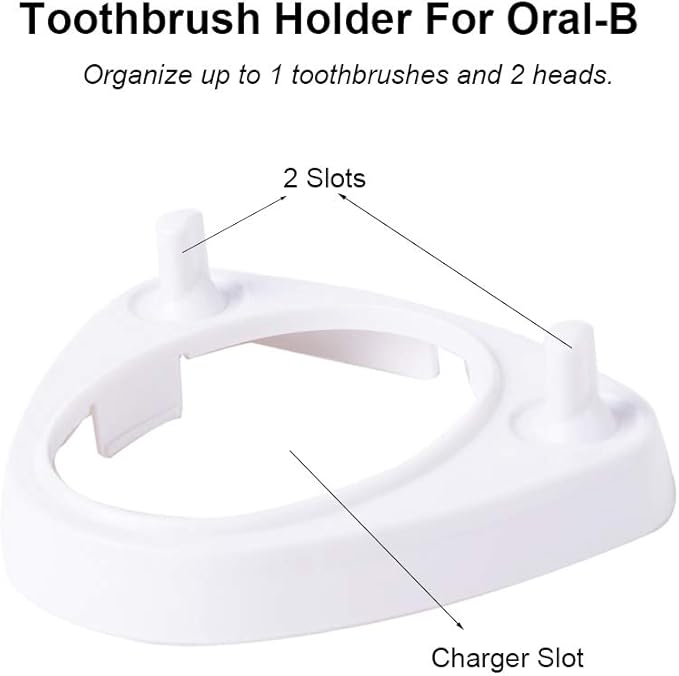 LazyMe Single Charger Holders Toothbrush Heads Holder Compatible - Image 2
