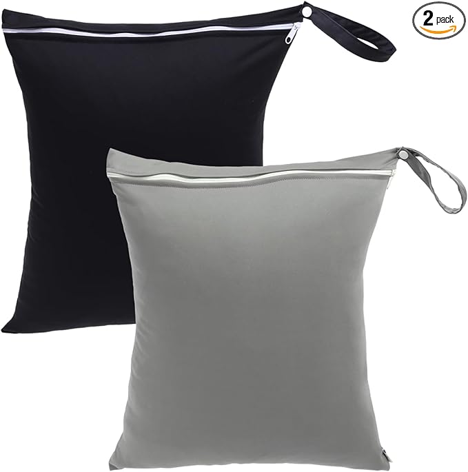 babygoal Travel Laundry Bags 2 Pack, Gym and Swimming-Washable Waterproof Wet by babygoal