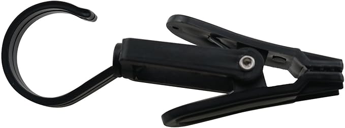 TAODAN 10PCS Multipurpose Plastic Clip Length 4.13 Inch Black Clothes Peg - Image 3