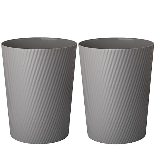 UUJOLY Small Trash Can Wastebasket Garbage Can Container Bins by UUJOLY