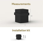 Mega Handles Square Floor Door Stopper, Quickly Installed Wall Protector Stopper - Image 2