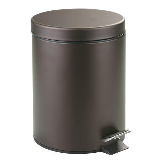 iDesign 44211EU Metal Step Trash Can by iDesign