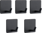 NearMoon Adhesive Hooks- Heavy Duty Bath Wall Hooks Waterproof Stainless Steel by NearMoon
