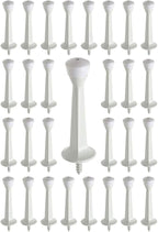 Liberty Premium Door Stop Metal Solid Rigid Door Stopper Brushed 3" - Image 4